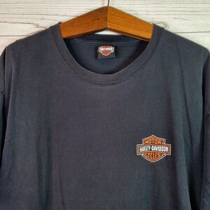 Harley Davidson Y2K Old Road Santa Clarita T-Shirt Men's Size 2XL